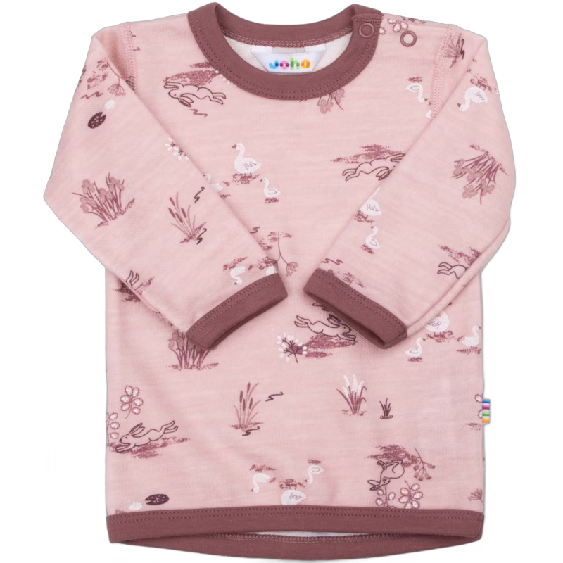 Joha Tröja Merinomix, Light Pink, 110
