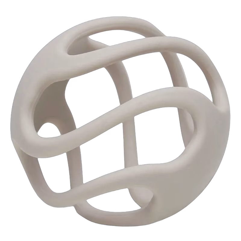 Jollein bitleksak boll silikon, nougat