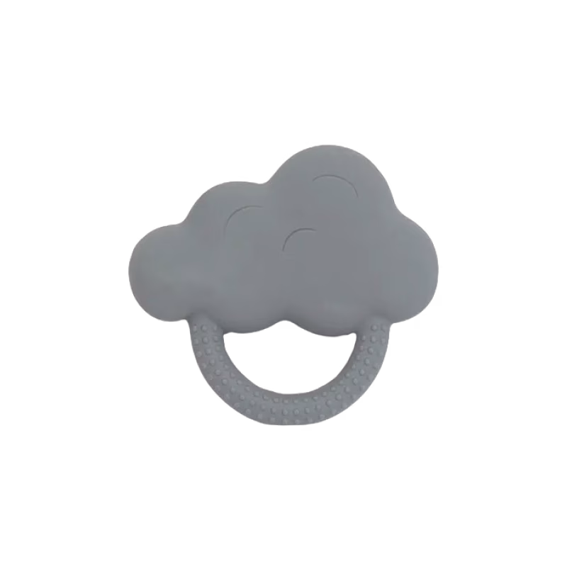 Jollein Bitleksak Naturgummi Moln (Grå)