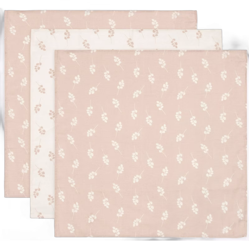 Jollein Muslinfilt 3-Pack, Twig Wild Rose