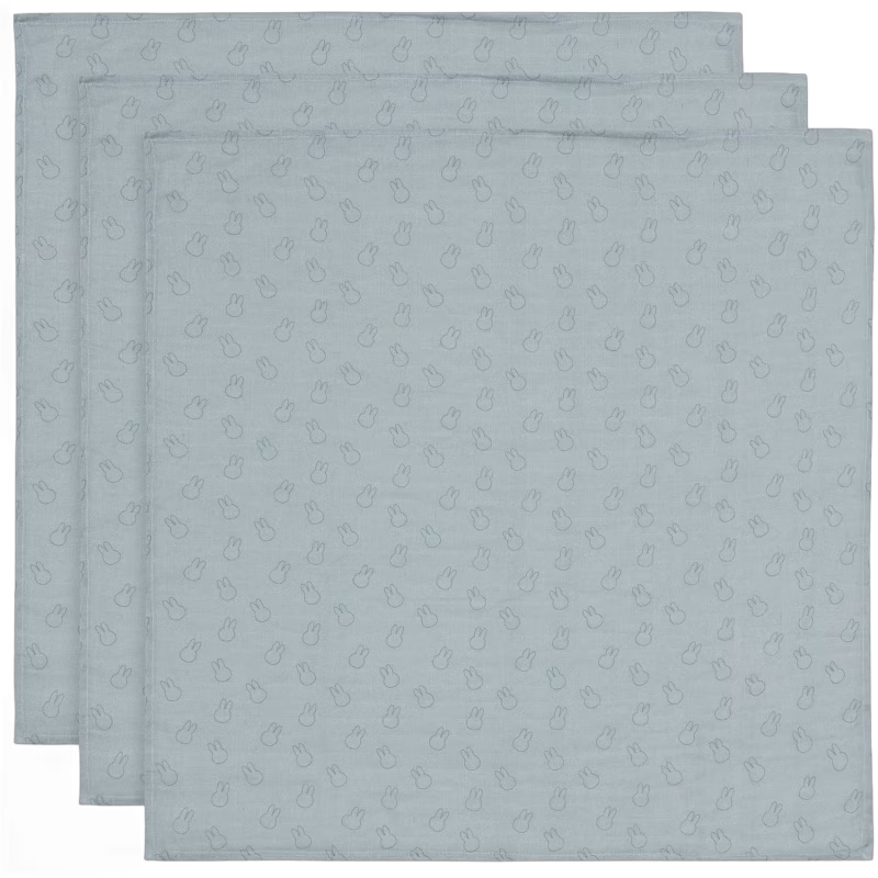 Jollein Muslinfiltar Miffy 3-Pack, Sea Green