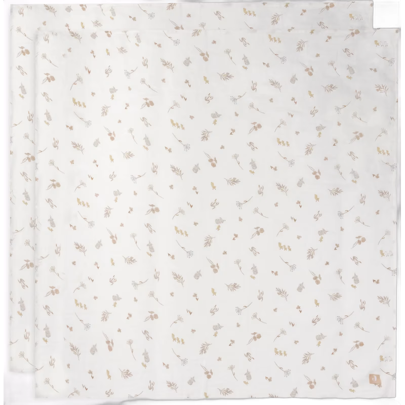 Jollein Muslinfiltar Riverside 2-Pack, Flerfärgad