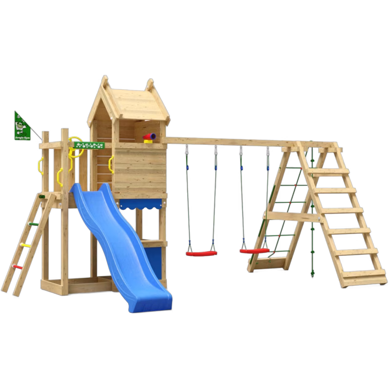 Jungle Gym Resort Lekställning med Klättermodul