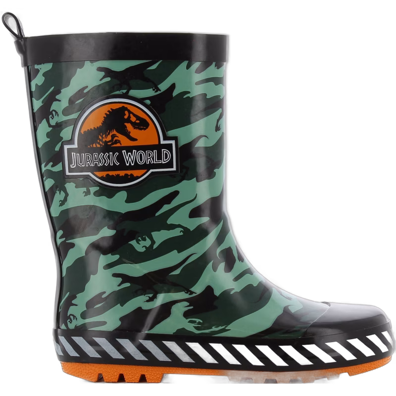 Jurassic World Gummistövlar, Svart/Grön, 25
