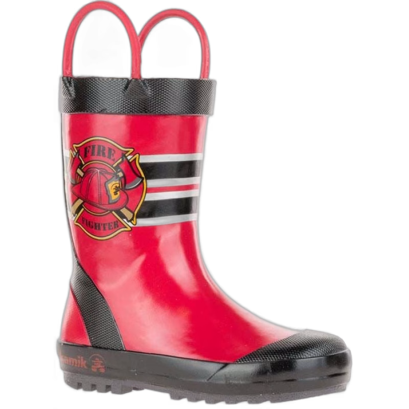 Kamik Fireman Gummistövlar, Red, 25