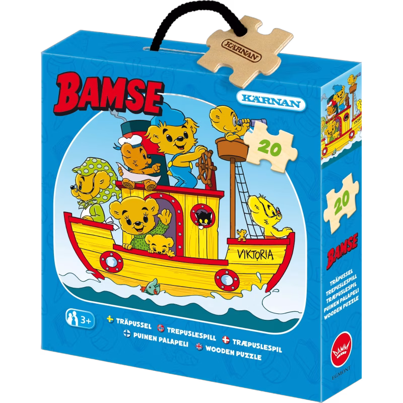 Kärnan Bamse Askpussel 20 Bitar