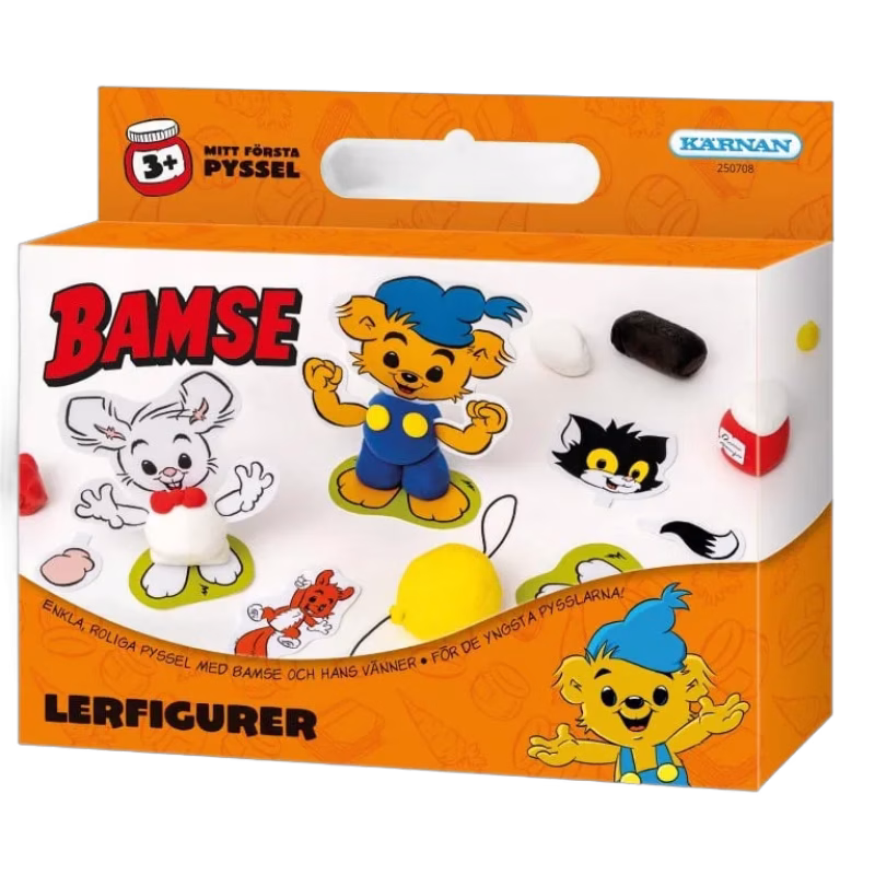 Kärnan Bamse Kul att skapa Lerfigurer