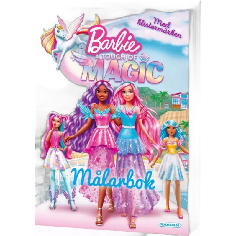 Kärnan Barbie A touch of Magic Målarbok