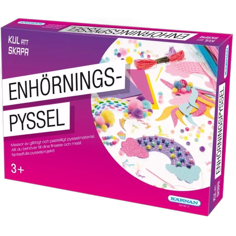 Kärnan Kul att skapa Enhörningspyssel