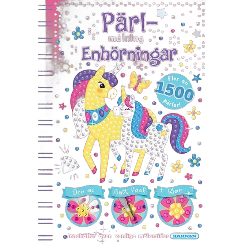 Kärnan Pärlmålning Enhörningar