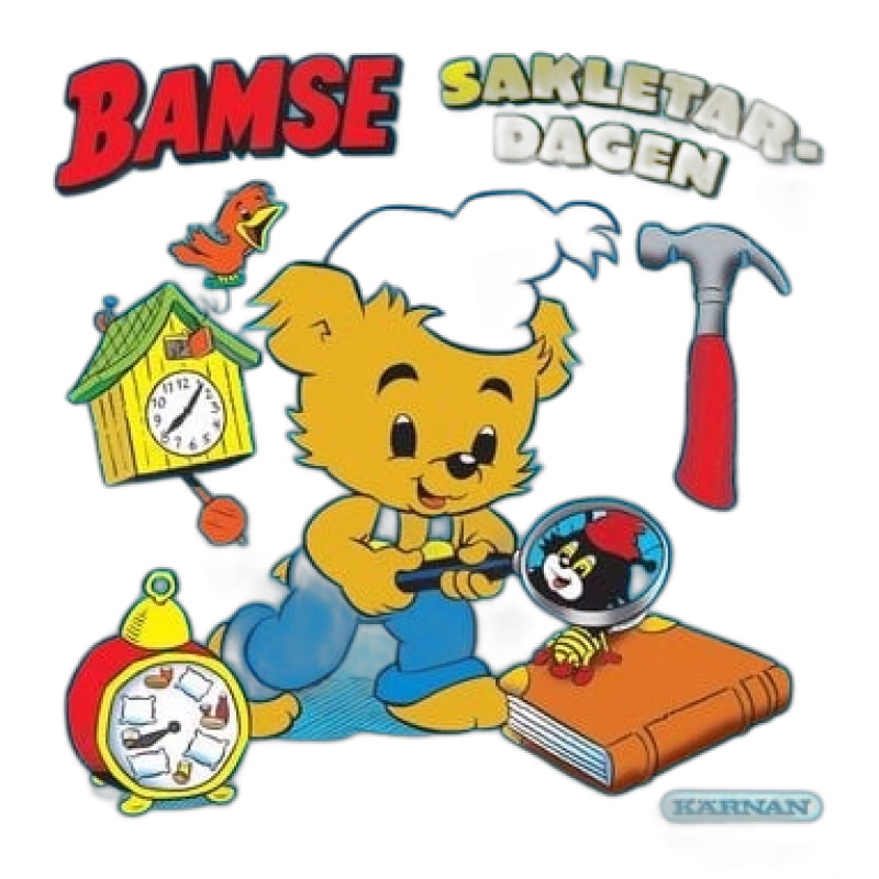 Kärnan Pekbok Bamse Sakletardagen