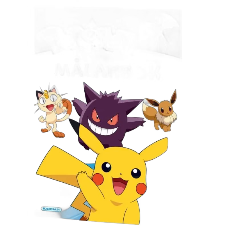 Kärnan Pokémon Målarbok