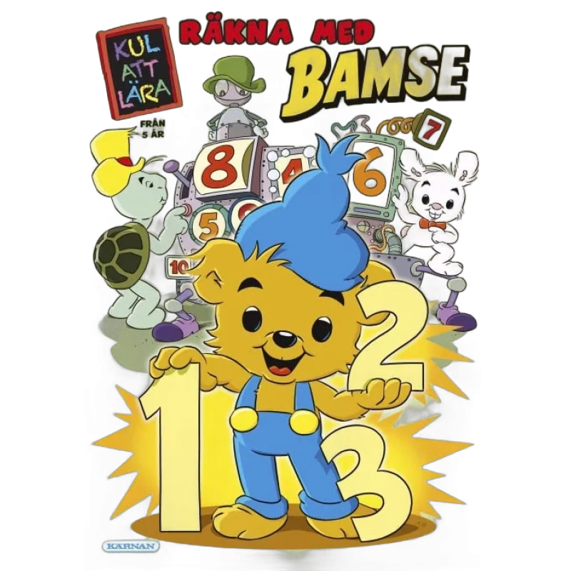 Kärnan Räkna med Bamse Pysselbok