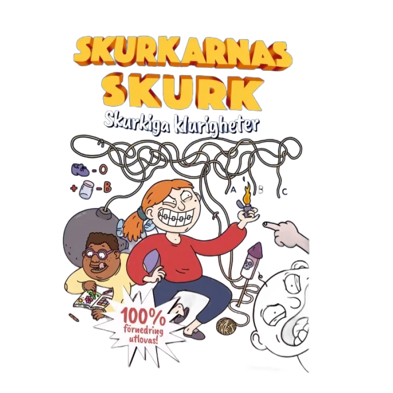 Kärnan Skurkarnas Skurk Pysselbok Klurigheter