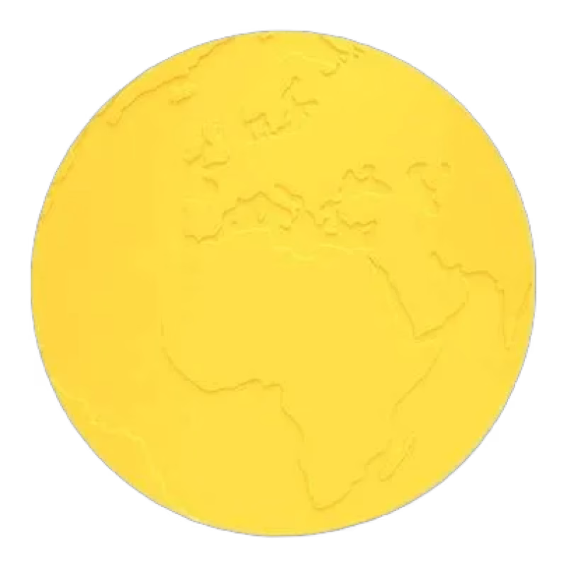 KG Design Atlas Underlägg i Silikon (Gul)