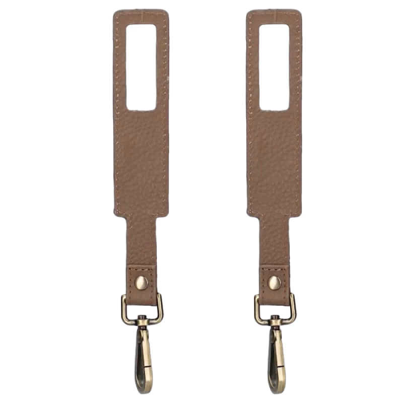 Kidzroom barnvagnskrokar Care Lovely Leather (Brun)