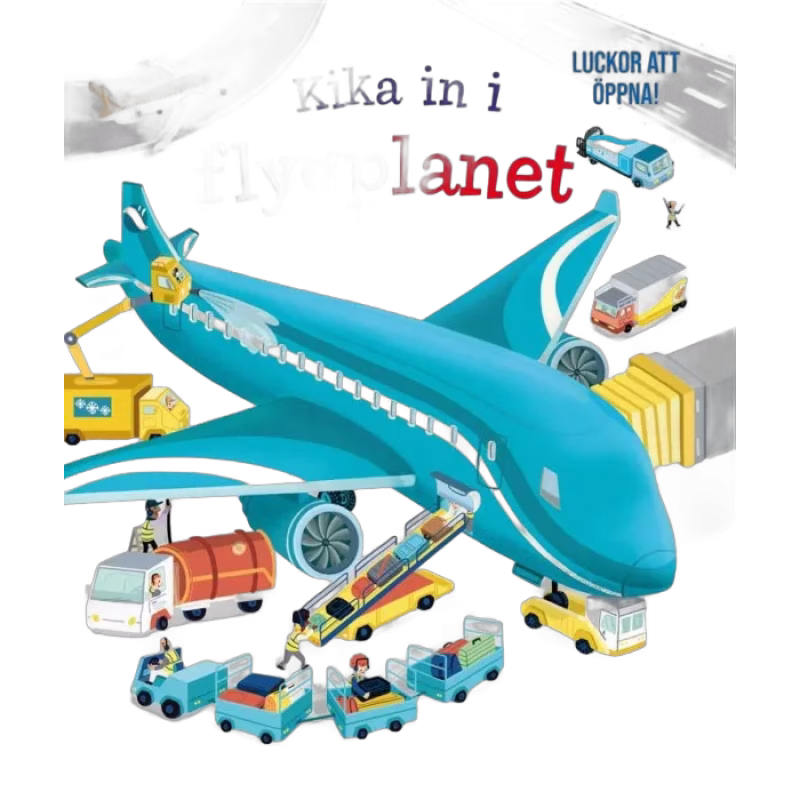 Kika in i flygplanet