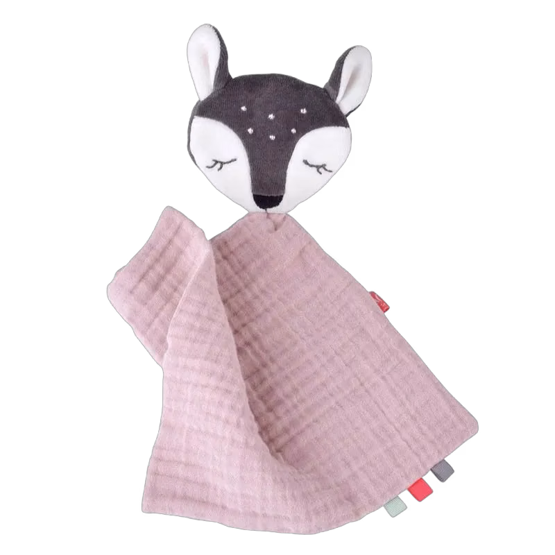 Kikadu snuttefilt i muslin, Fawn rådjur