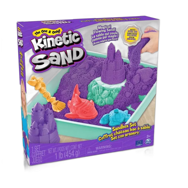 Kinetic Sand Sandbox Set (Lila)