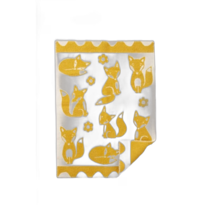 Klippan Yllefabrik Ullfilt Fox (Saffran)