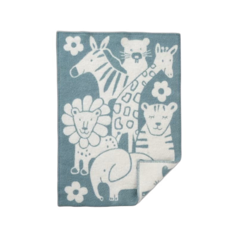 Klippan Yllefabrik Ullfilt Picnic (Blue)