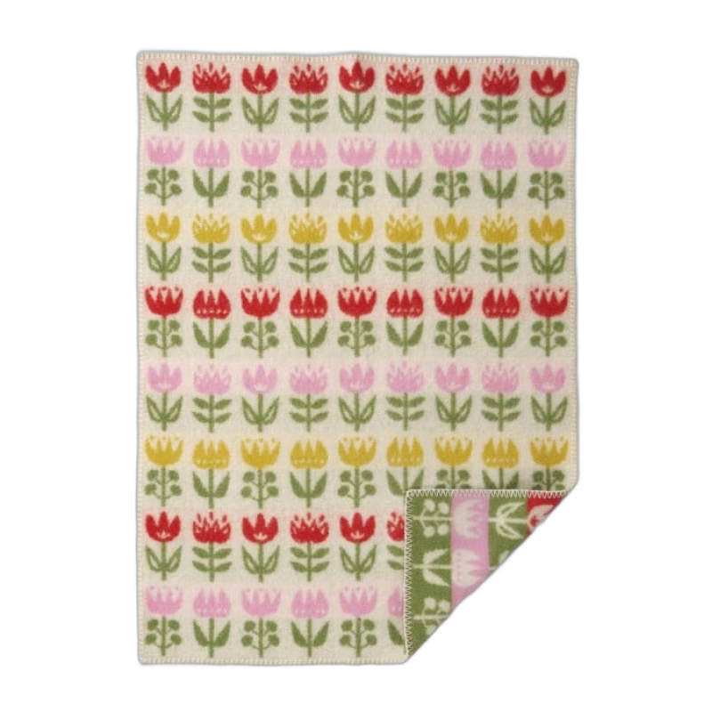 Klippan Yllefabrik Ullfilt Tulip Baby (Multi)
