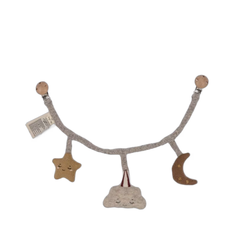 Konges Slöjd Barnvagnshänge Ull Cloud