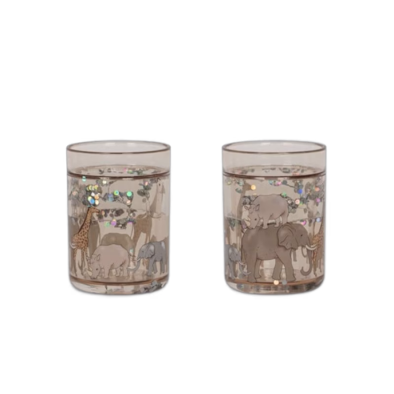 Konges Slöjd Glittermugg 2-pack (Safari)