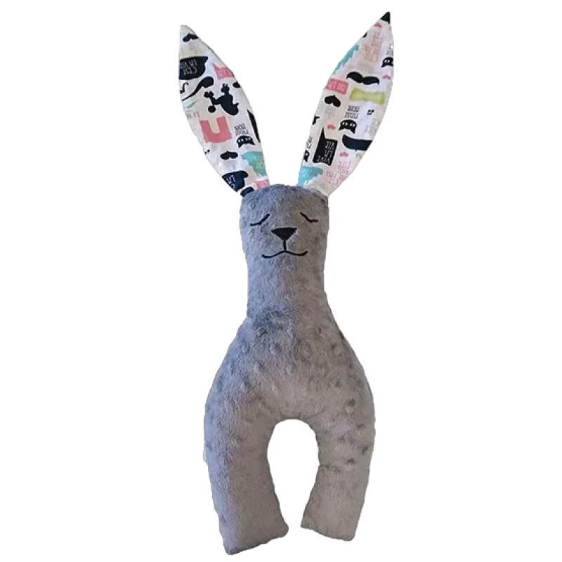 La Millou Bunny long ears liten, hipster lady/grey