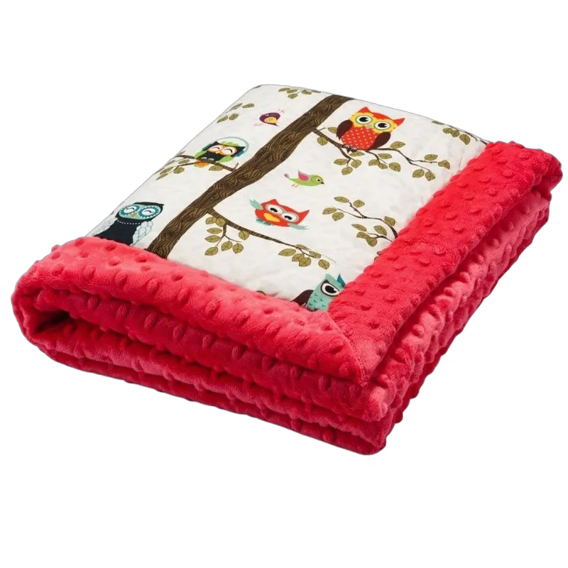 La Millou filt liten med fyllning, owl/melon