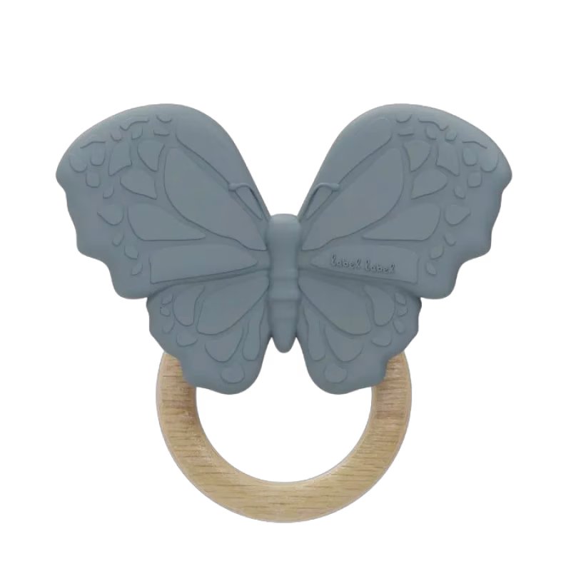 Label Label Bitring Silikon Fjäril (Blå)