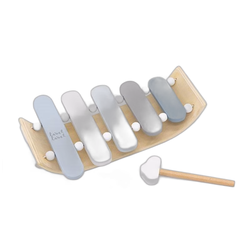 Label Label xylofon, blå