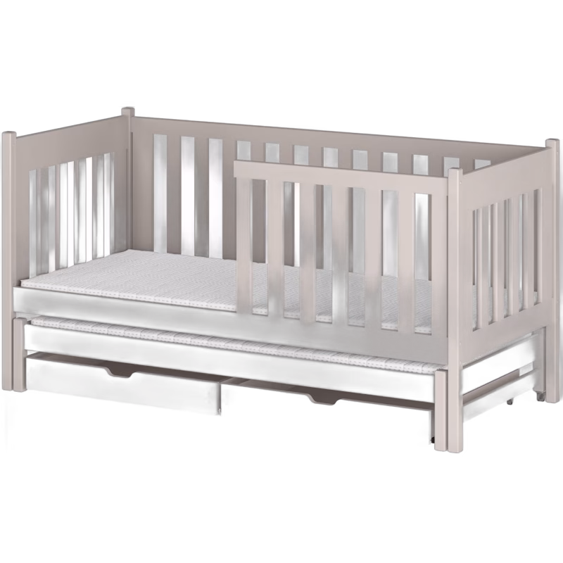 Lano Meble KAJA  Utdragbar Dubbelsäng 90x190, Cashmere