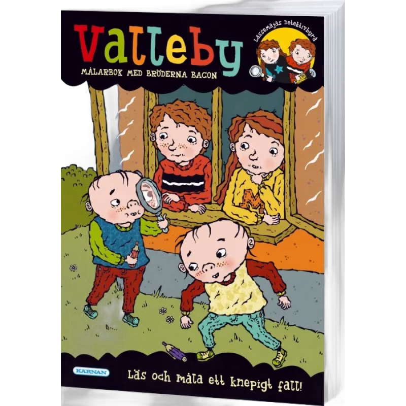 LasseMajas Valleby med Bröderna Bacon Målarbok