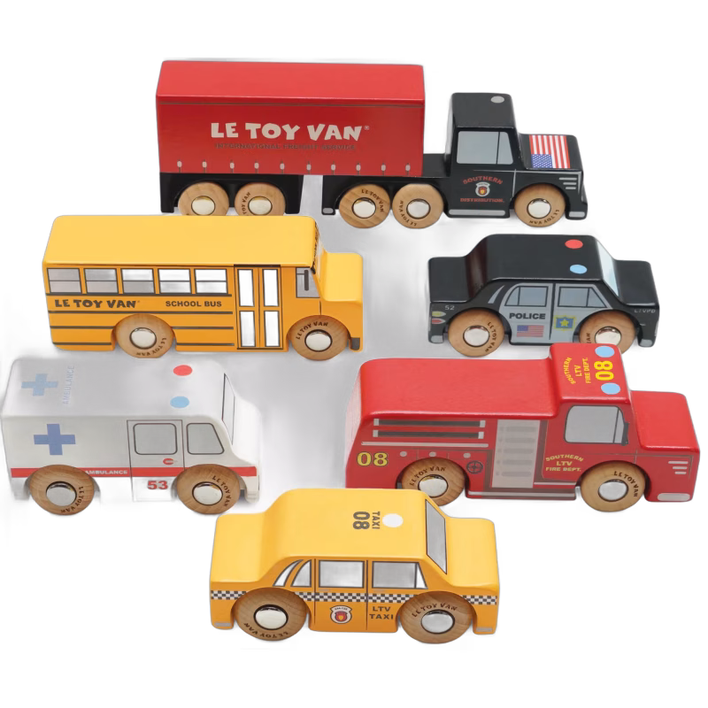 Le Toy Van New York Bilset 6 st