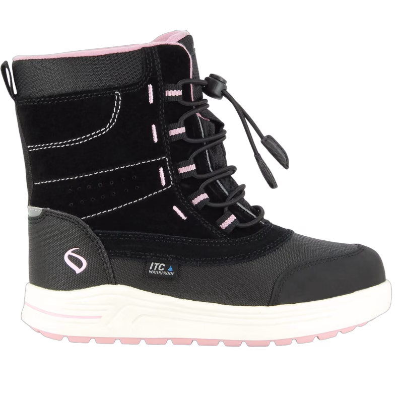 Leaf Jaren Vinterkängor, Black/Pink, 28