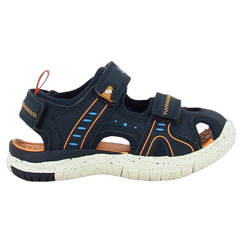 Leaf Ljungby Sandaler, Navy/Orange, 23