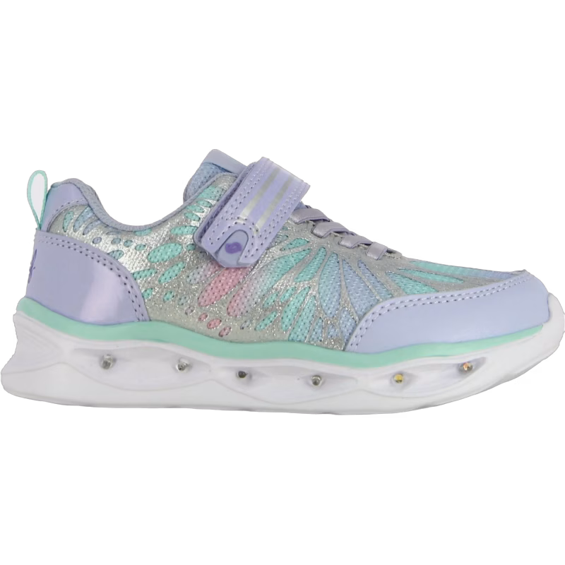 Leaf Malmen Blinkande Sneakers, Lilac, 25