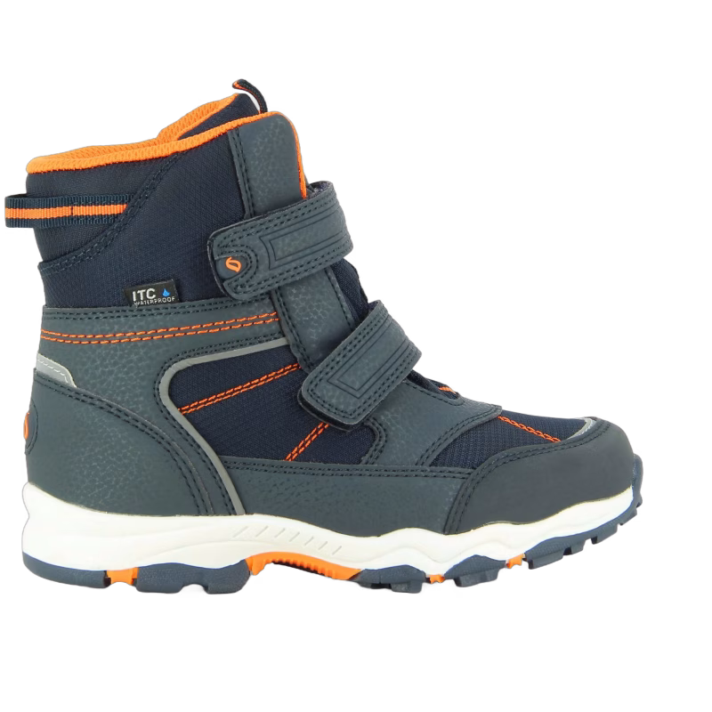 Leaf Siljan Vinterkänga, Navy/Orange, 38