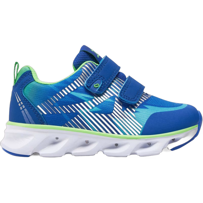 Leaf Skalka Blinkande Sneakers, Blå, 23