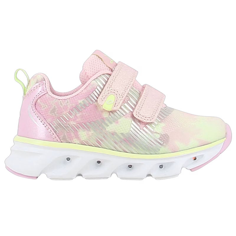 Leaf Skalka Blinkande Sneakers, Ljusrosa, 32