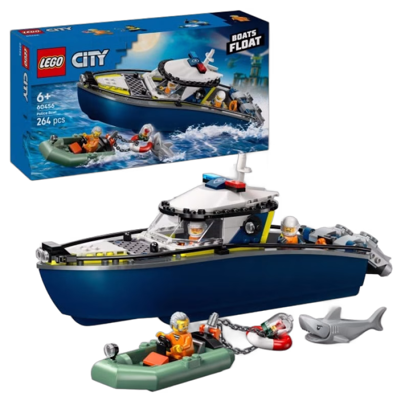 LEGO City 60456 Polisens båtjakt
