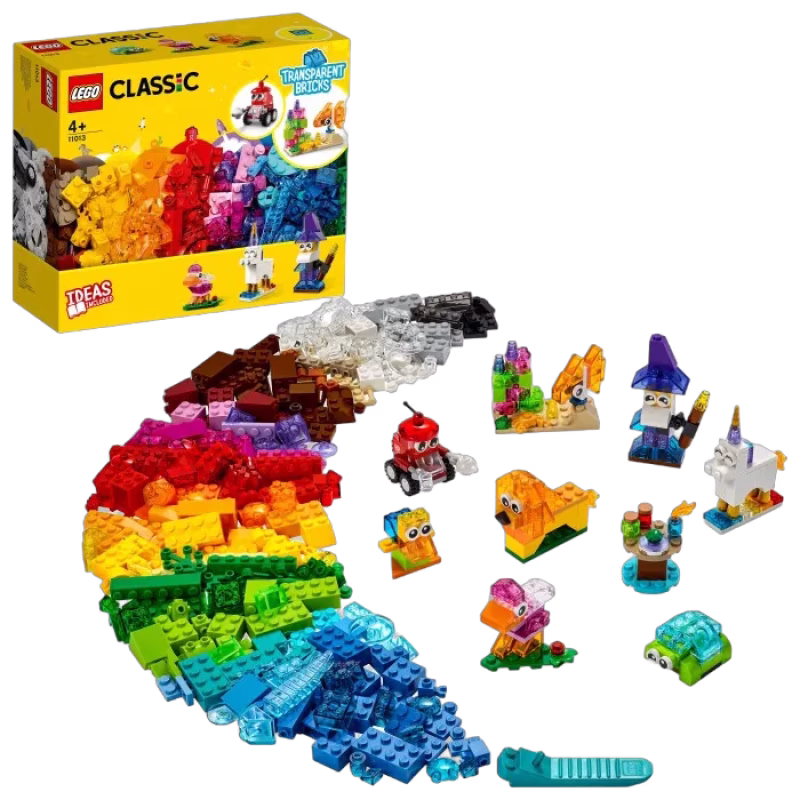 LEGO Classic 11013 Kreativa transparenta klossar