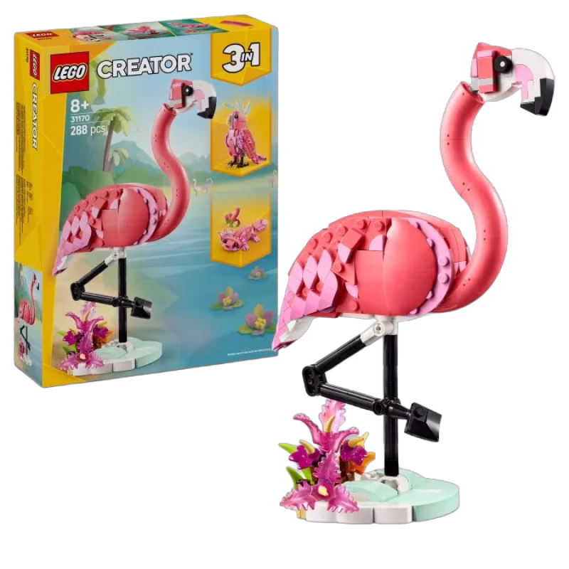 LEGO Creator 31170 Vilda djur: Rosa flamingo