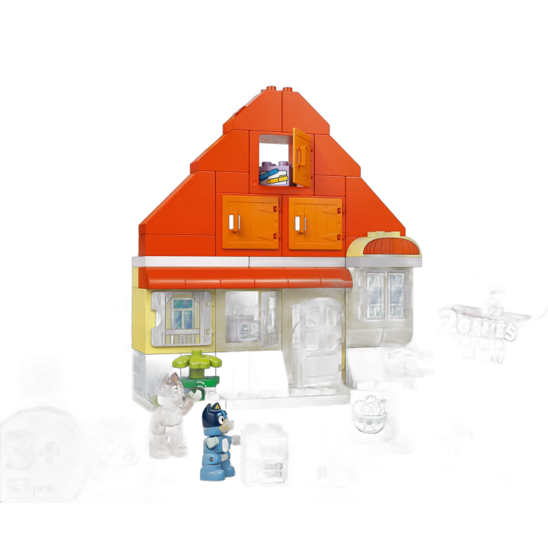 LEGO DUPLO Bluey 10459 Blueys hus med memoryspel
