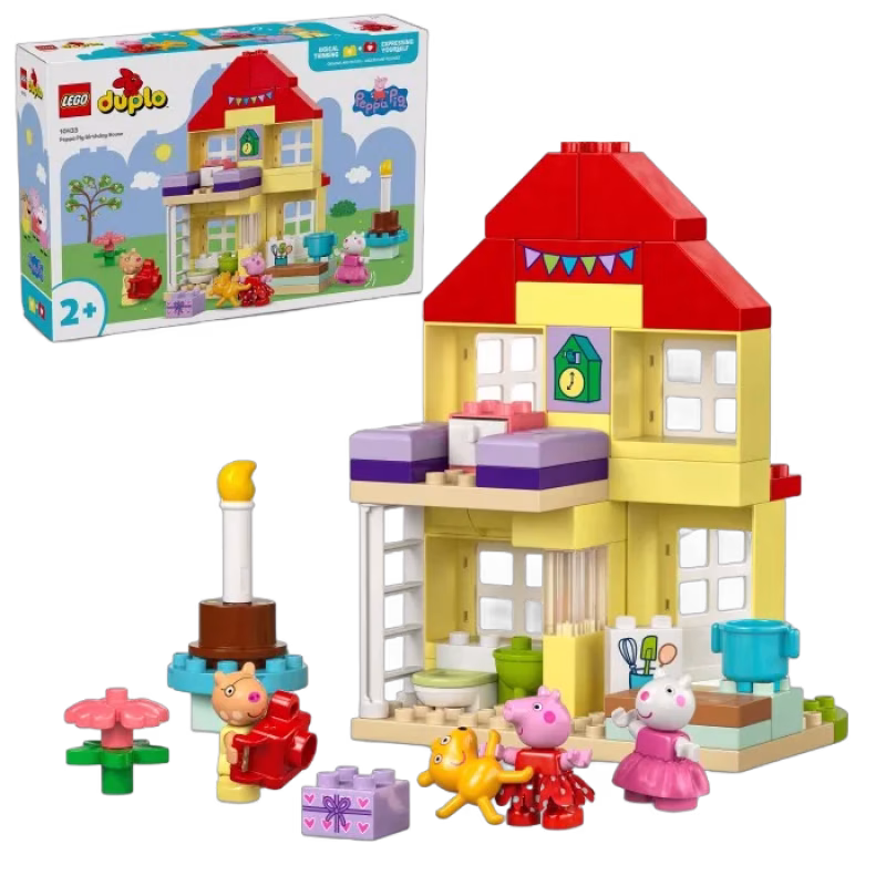 LEGO DUPLO Peppa Pig 10433 Greta Gris – Födelsedagshus