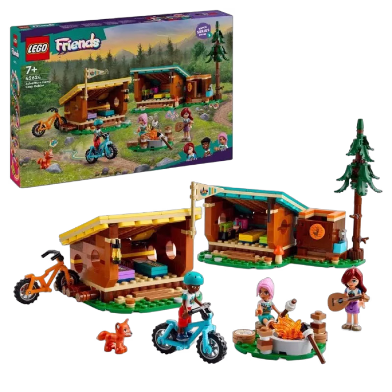 LEGO Friends 42624 Äventyrsläger – Mysiga stugor