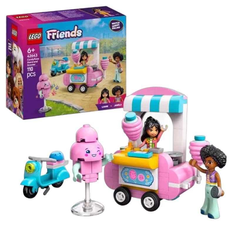 LEGO Friends 42643 Sockervaddsstånd och vespa