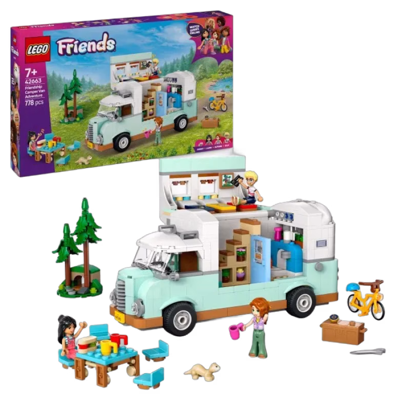 LEGO Friends 42663 Vänskapsäventyr med husbil