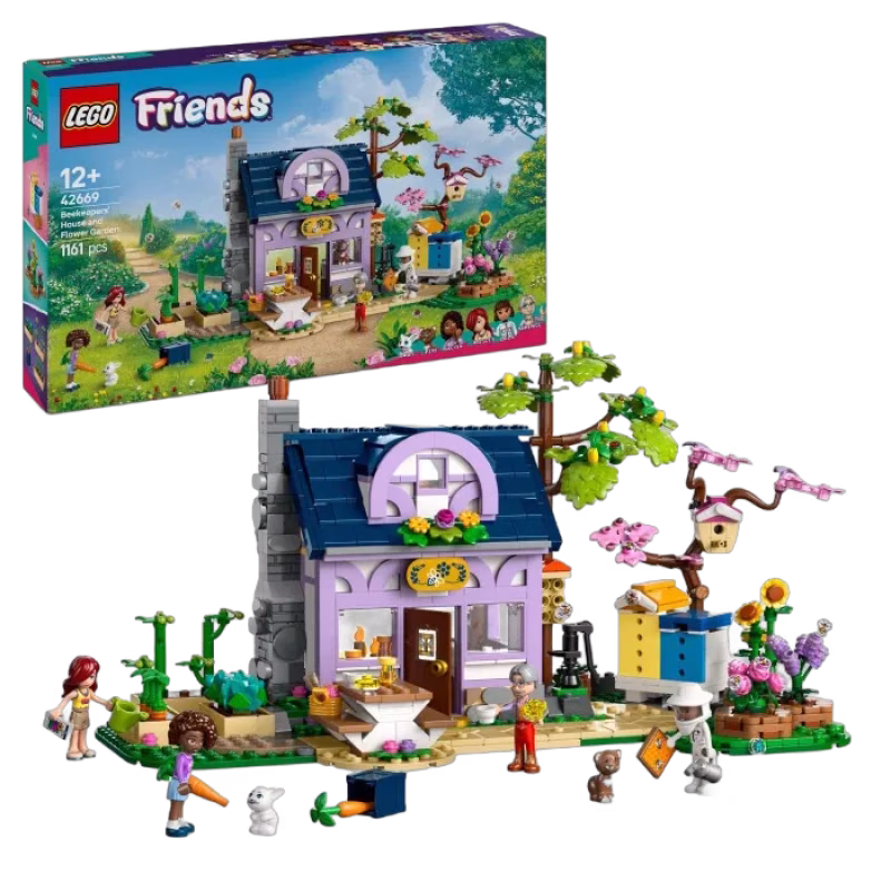 LEGO Friends 42669 Biodlarhus och blomsterträdgård